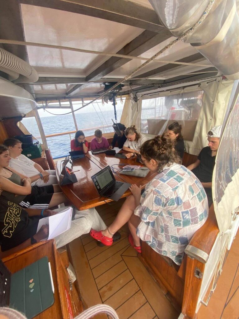 The new ship boat life